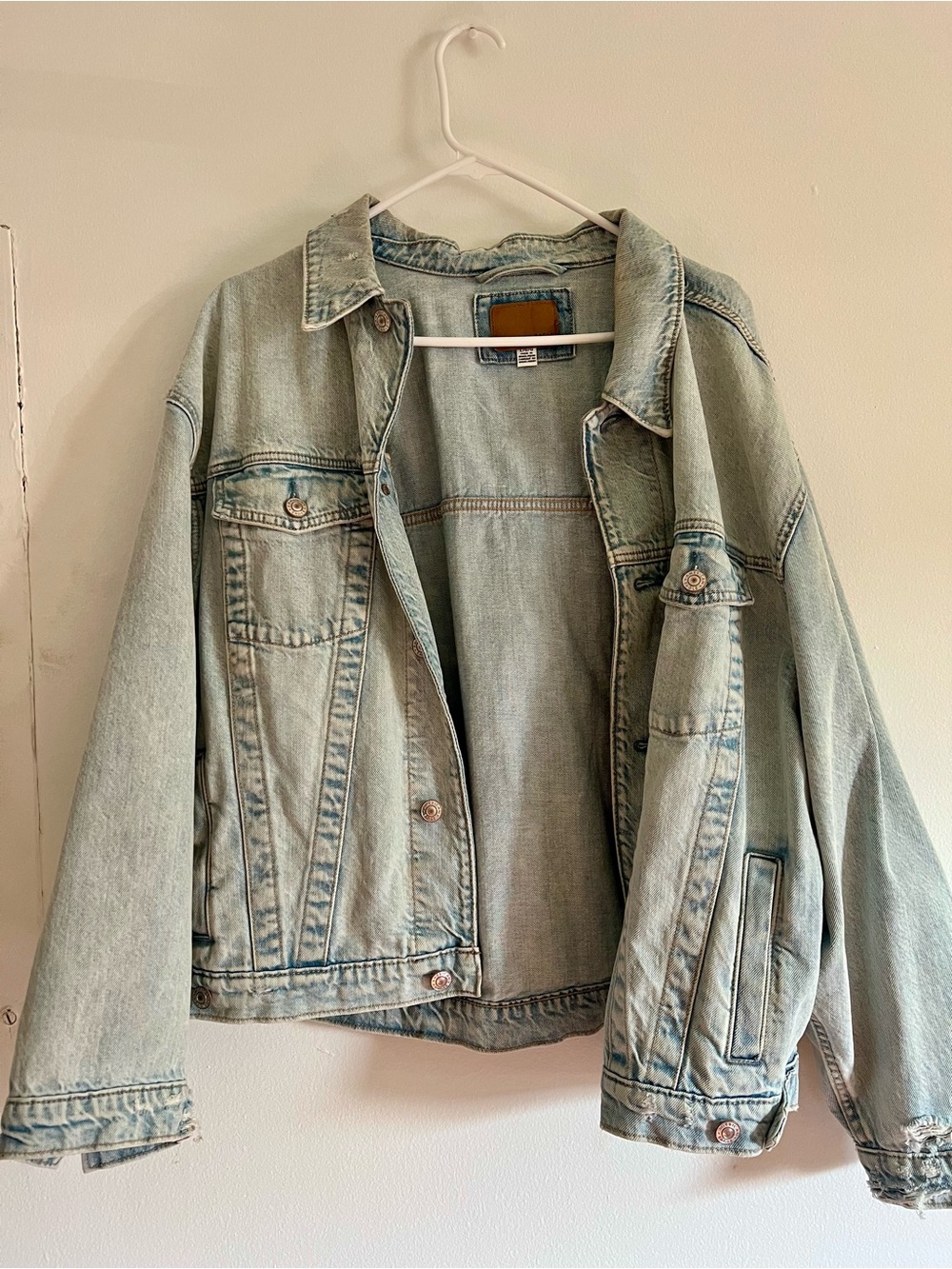American Eagle Outfitters Light Blue Denim Jacket
